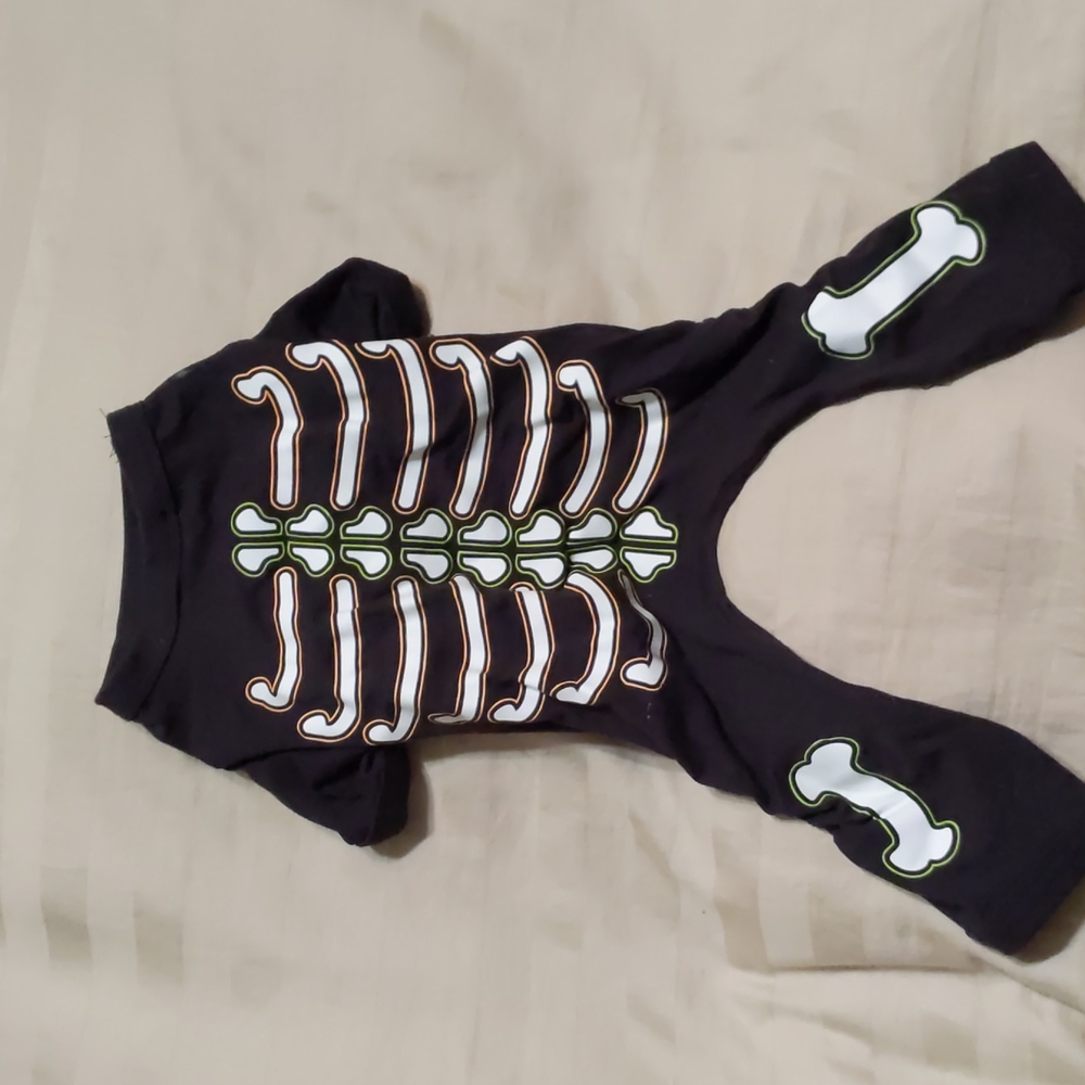 Small dog / cat Skeleton Halloween costume